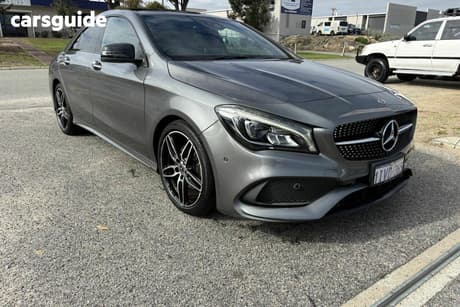 Grey 2017 Mercedes-Benz CLA200 Coupe 200