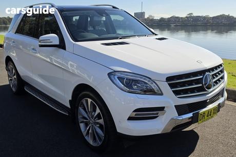 White 2014 Mercedes-Benz ML350 Wagon Cdi Bluetec (4X4)