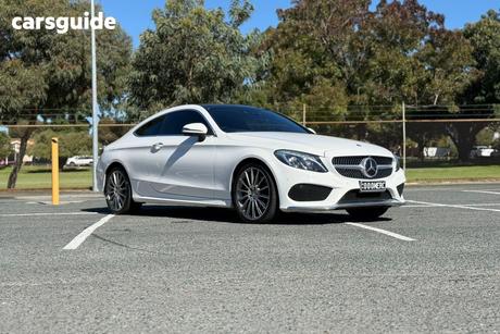 White 2016 Mercedes-Benz C300 Coupe