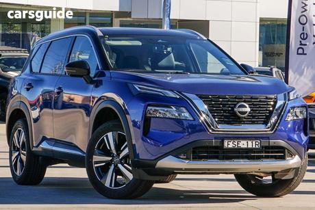 Blue 2025 Nissan X-Trail Wagon Ti (4Wd)