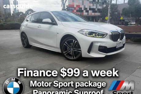 White 2019 BMW 118I Hatchback M Sport