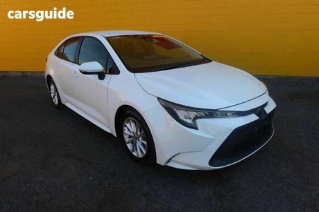 White 2022 Toyota Corolla Sedan ASCENT