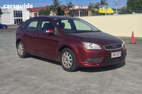 Burgundy 2007 Ford Focus Hatchback Cl