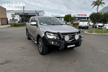 Silver 2018 Mazda BT-50 Dual Cab Utility Gt (4X4)