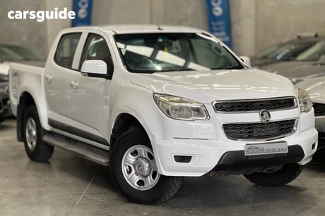White 2015 Holden Colorado Crew Cab Pickup Ls (4X4)