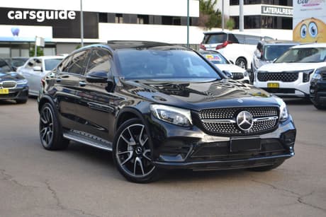 Black 2017 Mercedes-Benz GLC43 Coupe 43