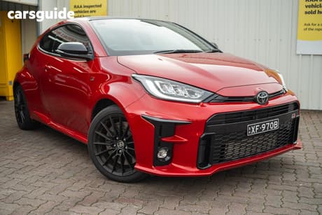 Red 2021 Toyota GR Yaris Hatchback Gr