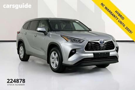 Silver 2024 Toyota Kluger Wagon Gx Hybrid Awd