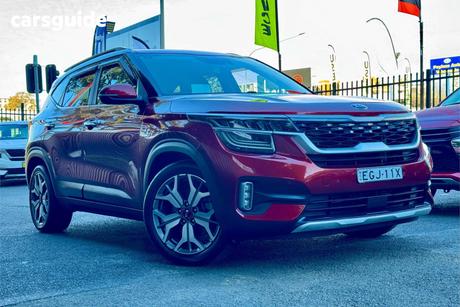 Orange 2019 Kia Seltos Wagon Gt Line (Awd)