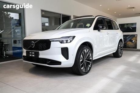 White 2025 Volvo XC90 Wagon Ultra B5 Dark Mhev