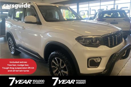 White 2023 Mahindra Scorpio-N Wagon Z8