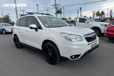 White 2015 Subaru Forester Wagon 2.5I-L