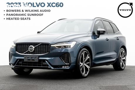 Blue 2023 Volvo XC60 Wagon Ultimate B6 Dark Mhev