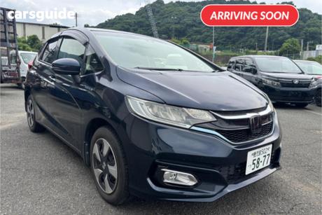 Blue 2017 Honda Fit Hatch HYBRID L HONDA SENSING