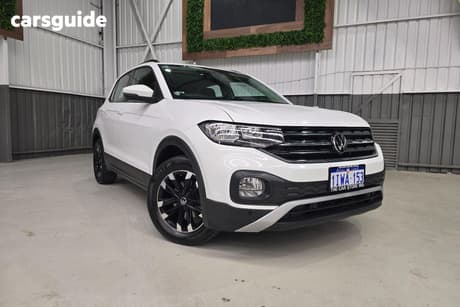 White 2023 Volkswagen T-Cross Wagon 85Tfsi Life