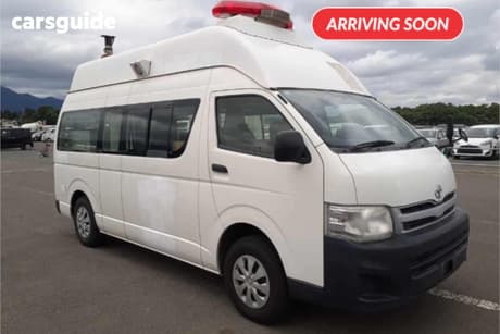 White 2013 Toyota HiAce Commercial SLWB 4WD