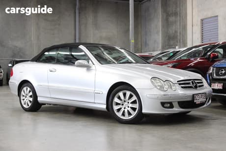 Silver 2005 Mercedes-Benz CLK200 Cabriolet Kompressor Avantgarde