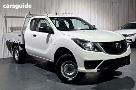 White 2018 Mazda BT-50 Freestyle Cab Chassis Xt (4X2)