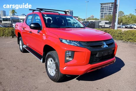 Red 2022 Mitsubishi Triton Double Cab Pick Up Glx+ (4X4)