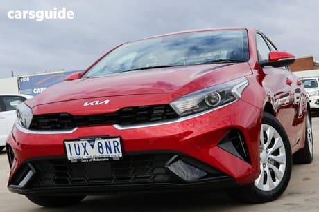 Red 2021 Kia Cerato Sedan S