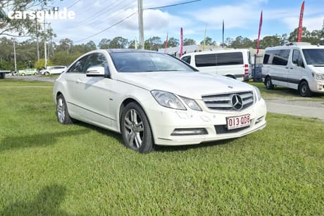 White 2011 Mercedes-Benz E250 Coupe Cdi Avantgarde