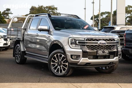 Silver 2025 Ford Ranger Double Cab Pick Up Platinum 3.0 (4X4)