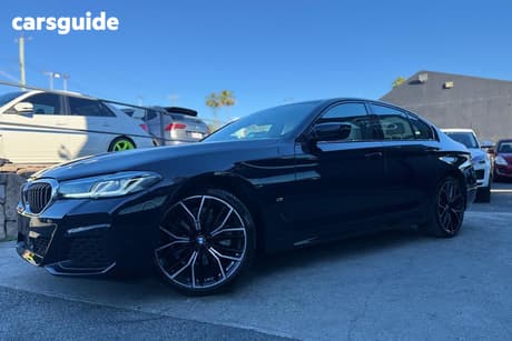 Black 2021 BMW 520I Sedan M Sport Lci