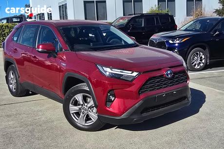 Red 2024 Toyota RAV4 Wagon Gx (Awd) Hybrid