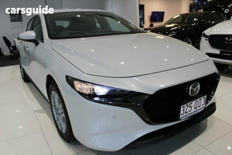 White 2026 Mazda Mazda3 Hatchback G20 Pure