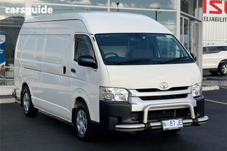 White 2017 Toyota HiAce Commercial KDH221R
