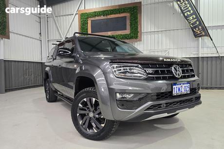 Grey 2022 Volkswagen Amarok Dual Cab Utility Tdi580 V6 Black Edtn 4Motion
