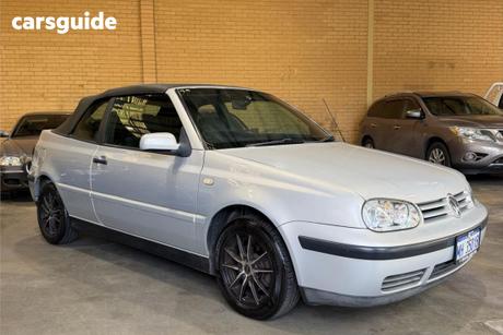Silver 2000 Volkswagen Golf Cabriolet Gl
