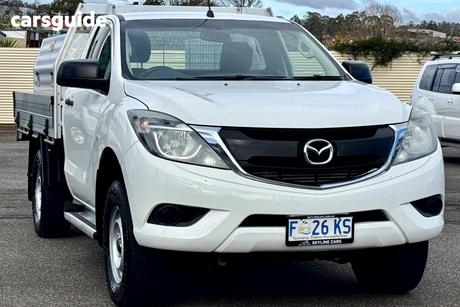 White 2016 Mazda BT-50 Cab Chassis Xt (4X2)