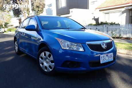 Blue 2011 Holden Cruze Sedan Cd