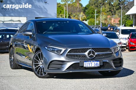 Grey 2018 Mercedes-Benz CLS350 Coupe 350