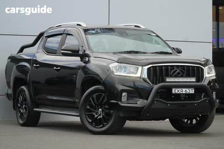 Black 2020 LDV T60 Double Cab Utility Trailrider 2 (4X4) D20