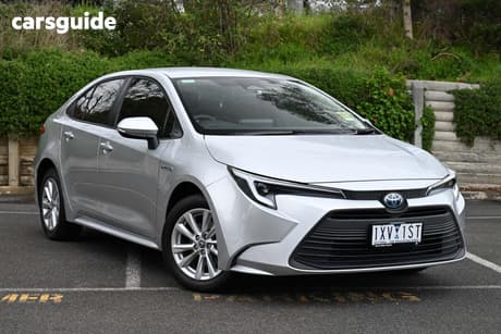 Silver 2023 Toyota Corolla Sedan Ascent Sport Hybrid