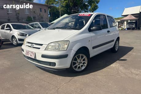 White 2003 Hyundai Getz Hatchback Gl