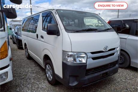 White 2020 Toyota HiAce Commercial LONG DX