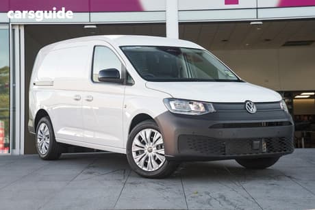 White 2026 Volkswagen Caddy 5 Van Cargo Maxi Tsi220