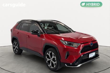 Red 2021 Toyota RAV4 SUV PHV BLACK TONE 4WD