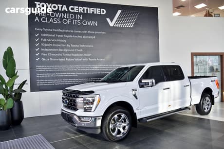 White 2024 Ford F150 Double Cab Pick Up Lariat Lwb (4Wd)
