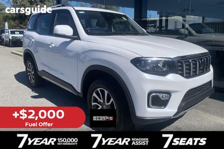 White 2025 Mahindra Scorpio-N Wagon Z8L