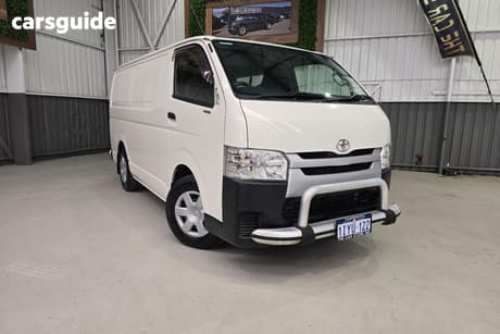 White 2016 Toyota HiAce Van Lwb