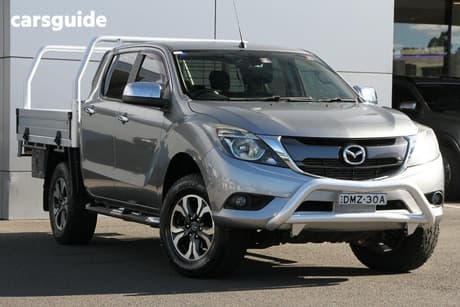 Silver 2017 Mazda BT-50 Dual Cab Utility Xtr (4X2)