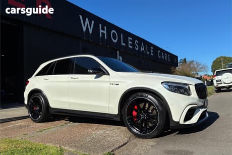 White 2018 Mercedes-Benz GLC63 Coupe S