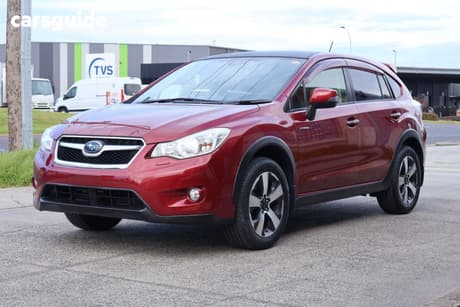 Red 2014 Subaru XV SUV (HYBRID) GPE