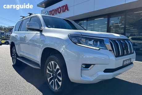 White 2022 Toyota Landcruiser Prado Wagon Gxl