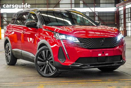Red 2022 Peugeot 5008 Wagon Gt Sport 1.6 Thp 133