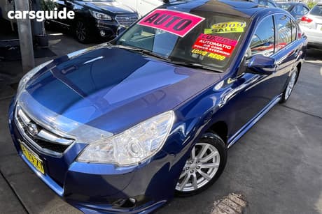 Blue 2009 Subaru Liberty Sedan 2.5I Premium